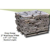 Gray Gorge 2' Wallstone (per lb) #7500