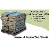 Canyon Grey 3ft Split Step (per piece) #7504